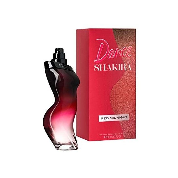 Shakira Perfumes - Dance Red Midnight by Shakira for Women - Long Lasting - Sexy, Elegant and Femenine Fragance - Sweet and B