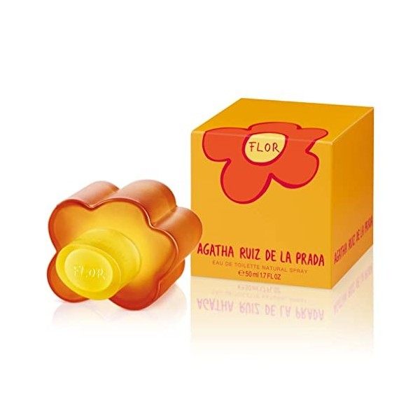 Agatha Ruiz de la Prada Perfume - Flor, Eau de Toilette for Women - Long Lasting - Fresh, Young and Modern Fragance - Fruity 