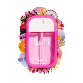 Pheym "Thats Hot" - Eau de Toilette pour Femme 50 ml - Agrumes, Rafraîchissant, Été, Sport, Énergisant - Format Voyage - Eau