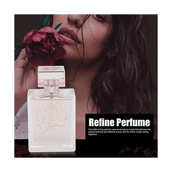 Parfum pour Femme, 50 Ml DEau de Parfum en Vaporisateur, Parfum Longue Durée avec des Notes Florales et Boisées, Eau de Toil