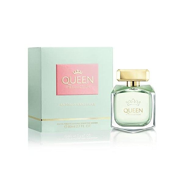 Antonio Banderas Perfumes - Queen Of Seduction - Eau de Toilette Spray for Women, Floral with Marine Notes Fragrance - 2.7 Fl