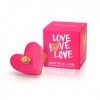 Agatha Ruiz de la Prada Perfumes - Love Love Love, Eau de Toilette pour Femme - Longue Durée - Parfum charmant, ludique et mo