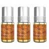 Huile Parfumée SHAIKHAH 3 ml, Oud Arabe 100% Huile Sans Alcool Musc Halal Pour Homme et Femme Attar Longue Durée, Flacon Roll