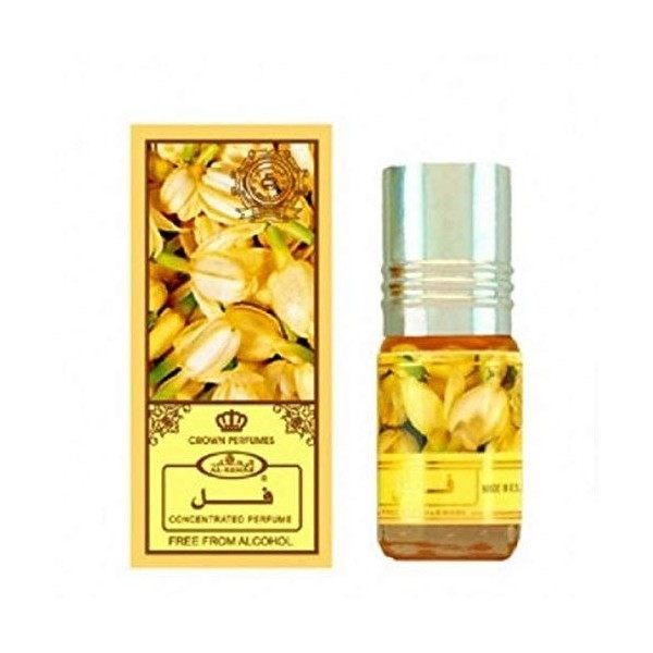 Huile Parfumée FULL 3 ml, Oud Arabe 100% Huile Sans Alcool Musc Halal Pour Homme et Femme Attar Longue Durée, Flacon Roll-on 