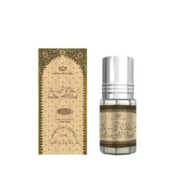 Huile Parfumée SULTAN AL OUD Oud Arabe 100% Huile Sans Alcool Musc Halal Pour Homme et Femme Attar Longue Durée, Flacon Roll-