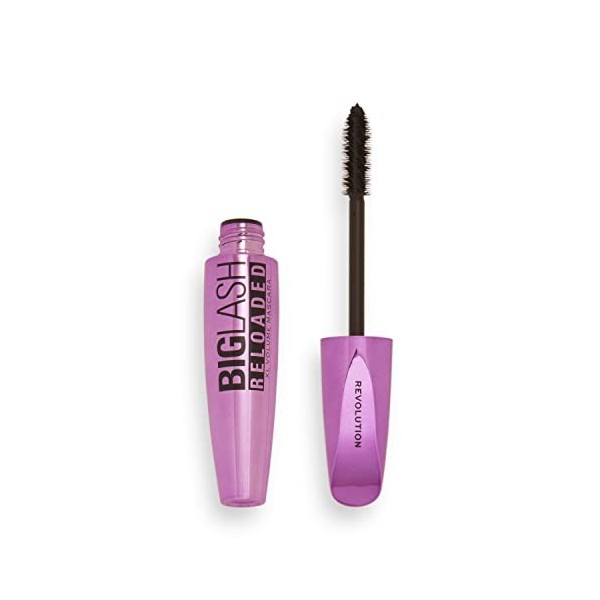 Makeup Revolution, Big Lash Reloaded, Mascara, Black, 8g