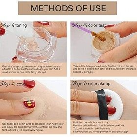 Contouring Maquillage,Anti-cernes Correcteur,Correcteur de Tatouage,Concealer,Crème Cicatrice,Camouflage De Tatouage,Cicatric