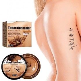 Tkekruh Correcteur De Cicatrice,Correcteur De Tatouage,Tattoo Concealer,Correcteur De Tatouage Imperméable,Pour Les Cicatrice