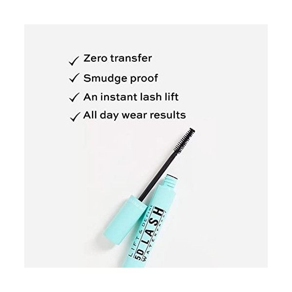 Makeup Revolution, Mascara 5D Lash Waterproof, 14ml