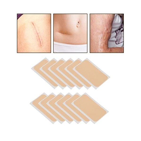 Autocollant de Couverture de Tatouage, Autocollants de Couverture de Cicatrice Latex Respirants pour les Cicatrices