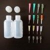 CAILI Bouteille en plastique de tatouage,Tip Precision Applicateur Set bouteilles Contient 2 bouteilles applicateurs vides av