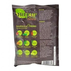 Godrej Nupur Mehendi poudre de henné 9 Herbes Blend, 120-g 2 Pack 