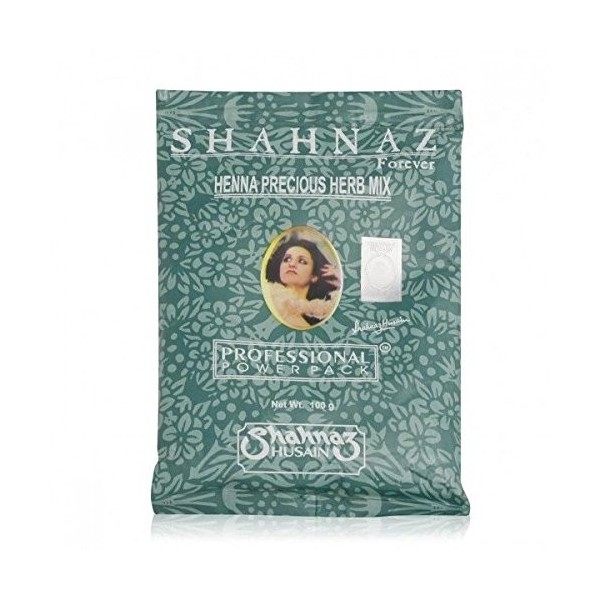 Shahnaz Husain Mélange dherbes précieuses au henné, 100 g lot de 3 