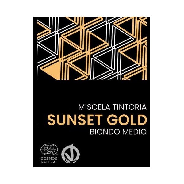 Henné Sunset Gold Blond Moyen Ecocert Cosmos - ArmoniaBio