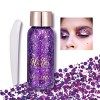 AONAT Body Glitter gel,Paillettes Visage,Mermaid Sequins Body Glitter,Liquide Fard À Paupières Glitter,For Festival Masquerad