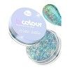 7DAYS Glitter pour le maquillage | Gel scintillant bleu holographique pour les cheveux, les yeux et les lèvres | Glitter Top 