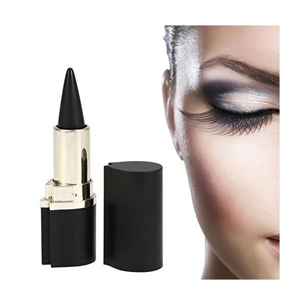 Kuuleyn Eyeliner Stick, Makeup Cosmetic Eyeliner Stick Crayon Gel pour Les Yeux Mat Longue durée sans bavure, Facile à Obteni