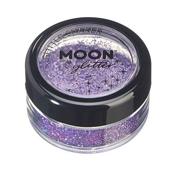 Holographic Glitter Shakers par Moon Glitter - 100% cosmétiques paillettes pour le visage, le corps, les ongles, les cheveux 