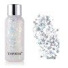 TOPJESS Body Glitter Gel Sirène Paillettes Sparkling Chunky Body Lotion Glitter Liquide Fard À Paupières pour Cosmétique Visa