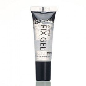 Glitter Fix Gel par Moon Glow - adhésif cosmétique paillettes pour le visage et le corps. Pour les paillettes fines, Chunky, 