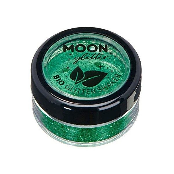 Paillettes biodégradables Eco Glitter Shakers de Moon Glitter - 100% Cosmetic Bio Glitter pour le visage, le corps, les ongle