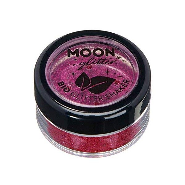 Paillettes biodégradables Eco Glitter Shakers de Moon Glitter - 100% Cosmetic Bio Glitter pour le visage, le corps, les ongle