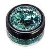 Mystique Eco Chunky Glitter de Moon Glitter biodégradable - 100% Cosmétique Bio Glitter pour visage, corps, ongles, cheveux e