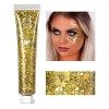 Gel scintillant pour femme | Festival Glitter Cosmetic Face Body Sequins Gel Set,Paillettes scintillantes Flash pour le visag