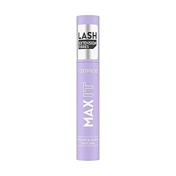 Mascara volume et longueur Max IT 010 noir profond CATRICE effet volumateur et allongeant silicone volumateur classique unise