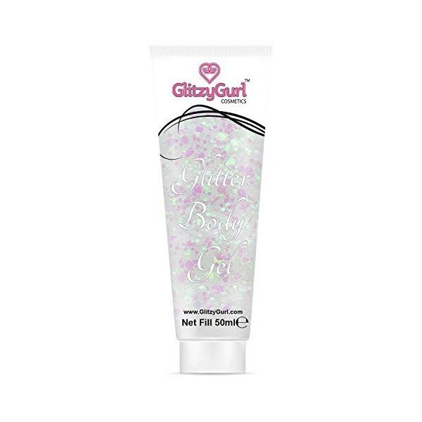 Gel cosmétique à paillettes holographiques pour le visage et le corps, 50 ml Unicorn Dreams 