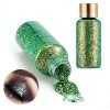 30ml Body Glitter Gel CaméLéOn Paillettes Holographiques Gel Paillettes Visage Pour Le Visage, Le Corps Et Les LèVres Rouge