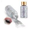 30ml Body Glitter Gel CaméLéOn Paillettes Holographiques Gel Paillettes Visage Pour Le Visage, Le Corps Et Les LèVres Rouge