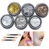 6 Populaire Couleurs Paillette Corps Gel Paillettes Visage Paillettes Liquides Pour Le Corps LèVres Cheveux Sourcils