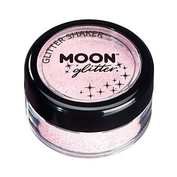 Secoueurs à paillettes pastel par Moon Glitter Paillette Lune – 100% de paillettes cosmétique pour le visage, le corps, les