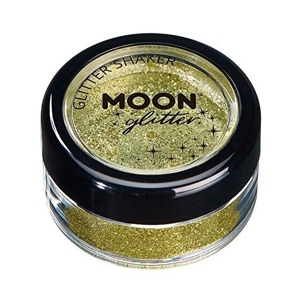 Secoueurs à paillettes fines par Moon Glitter Paillette Lune – 100% de paillettes cosmétique pour le visage, le corps, les 