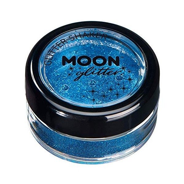 Secoueurs à paillettes fines par Moon Glitter Paillette Lune – 100% de paillettes cosmétique pour le visage, le corps, les 