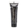 Gel chunky holographique paillettes pour le visage et le corps par Moon Glitter - 12ml - Noir - Pailleté pour visage.