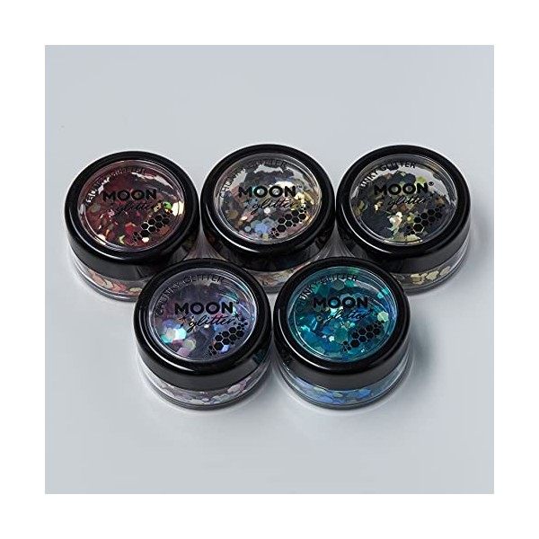 Mystique Brillant épais par Moon Glitter – 100% de paillettes cosmétique pour le visage, le corps, les ongles, les cheveux et