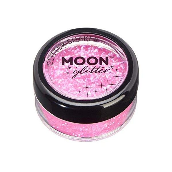 Shaker brillant iridescent par Moon Glitter Paillette Lune – 100% de paillettes cosmétique pour le visage, le corps, les on