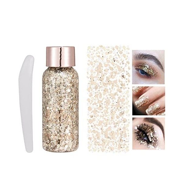 Paillette Maquillage Visage Paillettes CosméTiques De Maquillage Pour Le Corps SirèNe Paillettes Convient Pour Le Corps, Les 