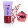 Paillettes Chunky Glitter Gel Body Ongles Visage Paillettes Sequin Sparkling FêTe Maquillage DéCoration Glitter 50ml