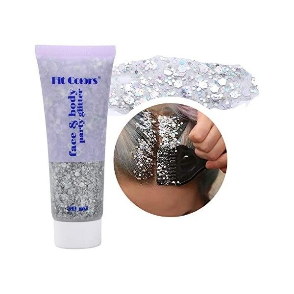 Maquillage Paillettes Glitter Cosmétique Visage Festival Paillettes Visage Sirène Paillette pour Corps Visage Cheveux Ongles 