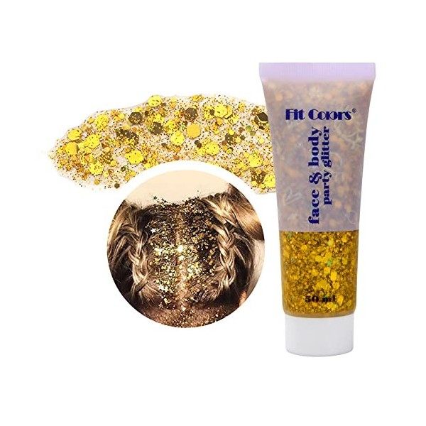 Maquillage Paillettes Glitter Cosmétique Visage Festival Paillettes Visage Sirène Paillette pour Corps Visage Cheveux Ongles 