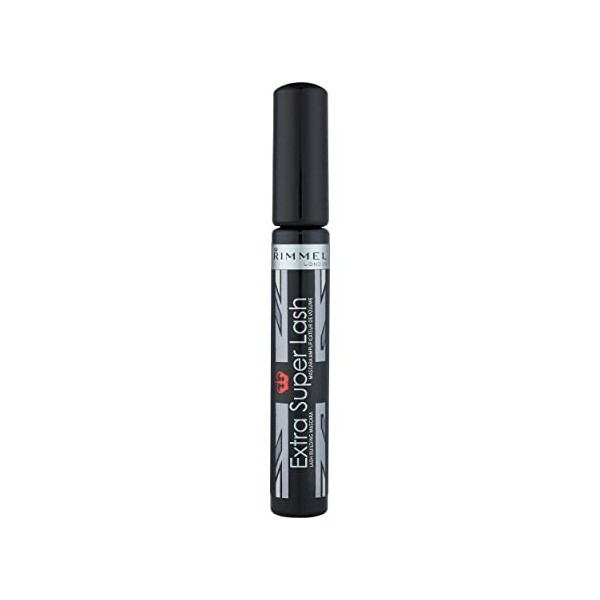 Rimmel - Mascara Extra Super Lash - Mascara Tout-en-un - Volume, Longueur et Séparateur - 101 Black - 8ml