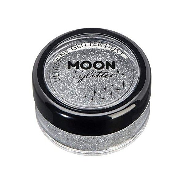 Poudre brillante ultrafine classique par Moon Glitter – 100% de paillettes cosmétique pour le visage, le corps, les ongles, l