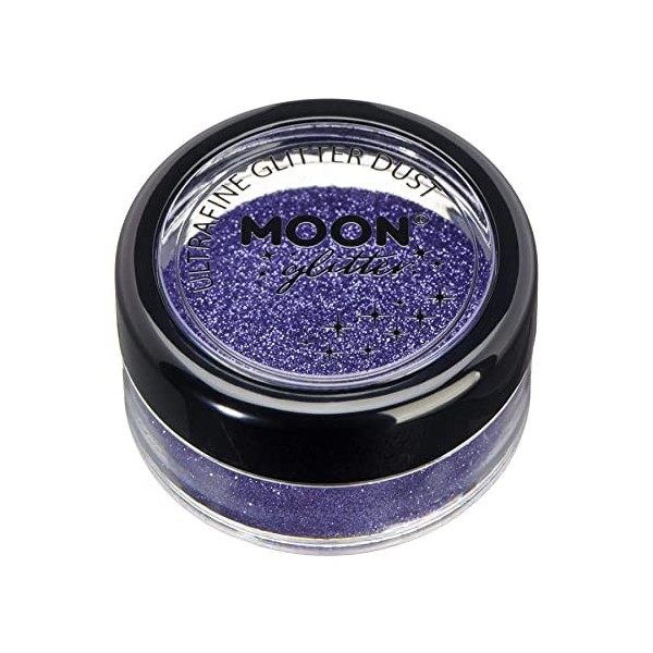 Poudre brillante ultrafine classique par Moon Glitter – 100% de paillettes cosmétique pour le visage, le corps, les ongles, l