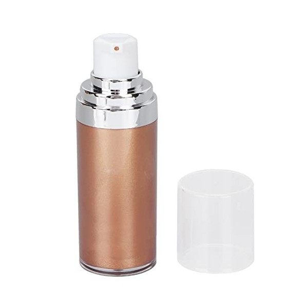 Crème Liquide de Maquillage pour le Corps Scintillant, Surligneur Liquide Brillant, Lotion Surligneur Hydratante Brillante po