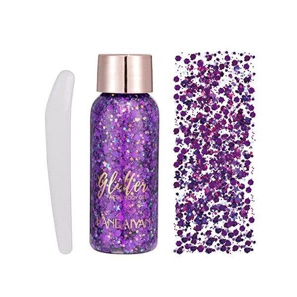 Layhou 30 ml paillettes scintillantes fard à paupières paillettes visage corps Gel cosmétique paillettes liquide visage cheve