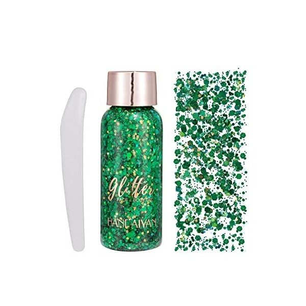 Layhou 30 ml paillettes scintillantes fard à paupières paillettes visage corps Gel cosmétique paillettes liquide visage cheve