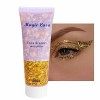 Peinture pour le visage scintillante,Paillettes brillantes pour le visage du corps, Paillettes auto-adhésives à paillettes de